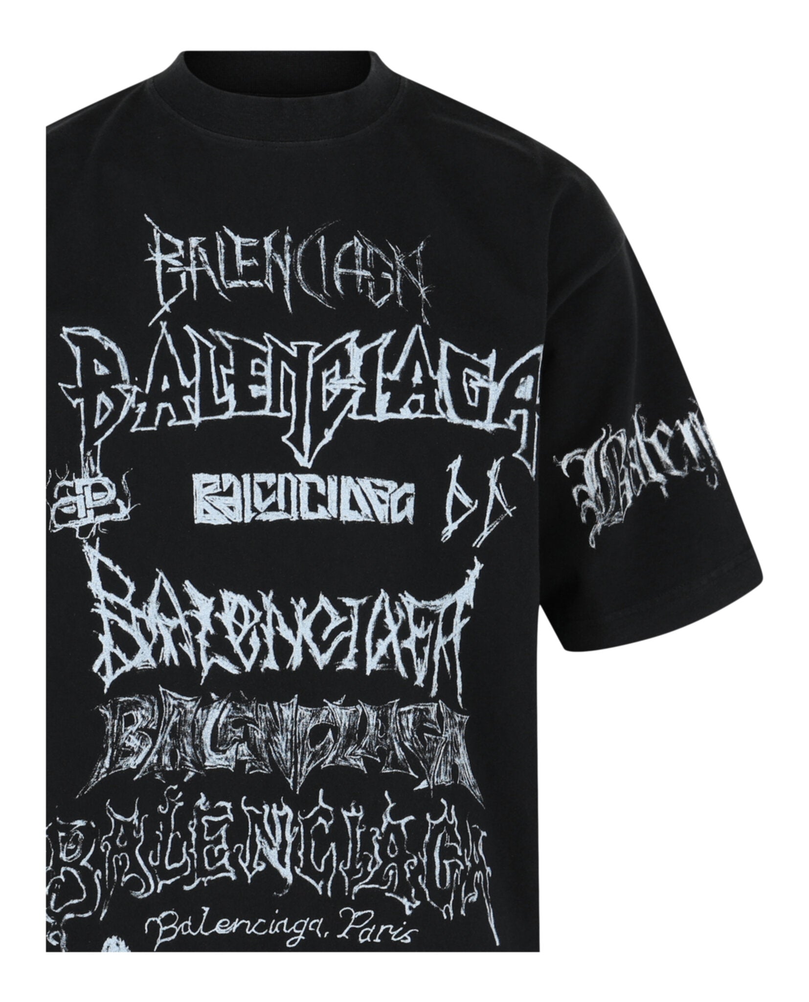 Balenciaga Mens DIY Metal Vintage T-shirt – Bluefly