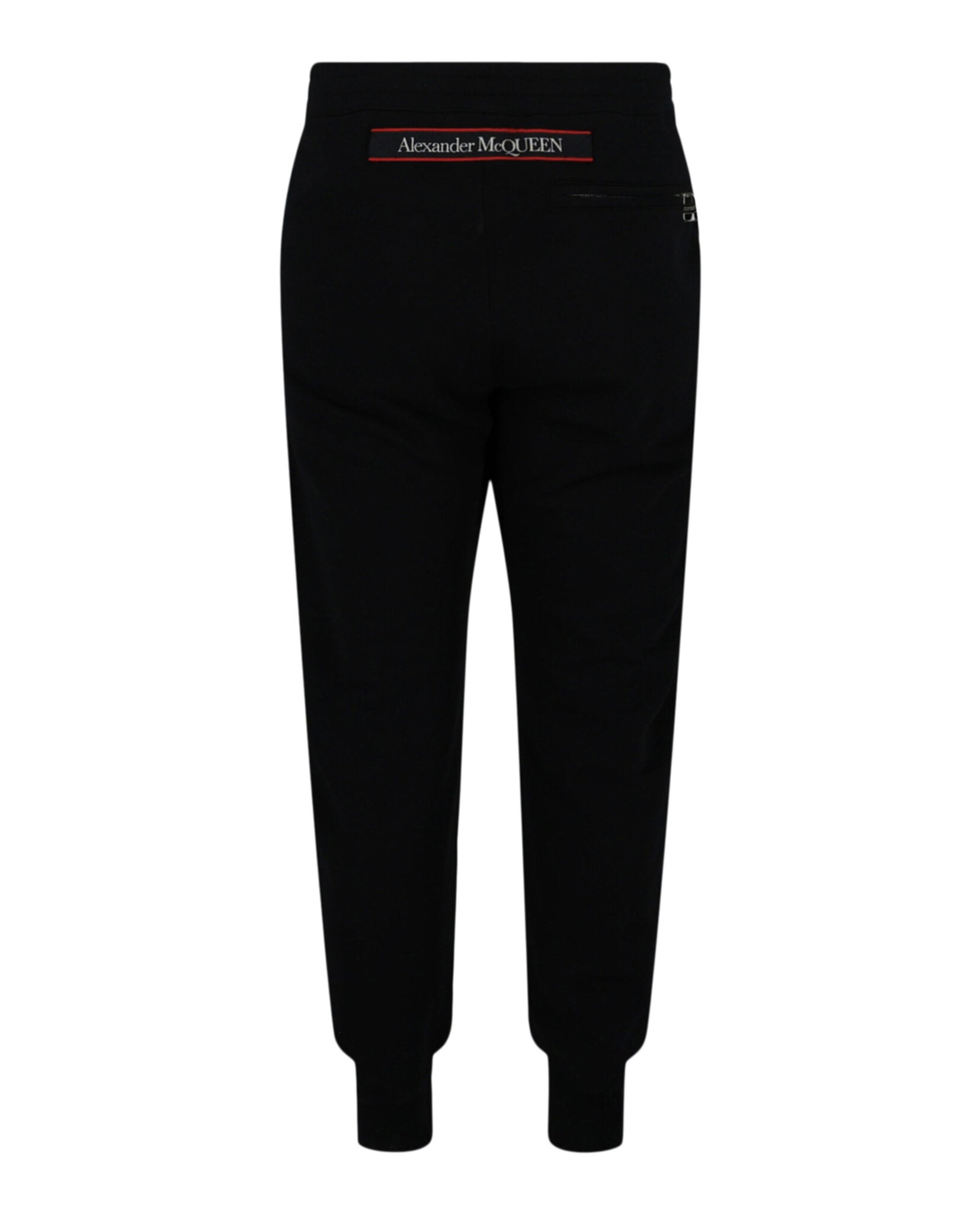 Alexander McQueen Mens Selvedge Logo Tape Detail Joggers
