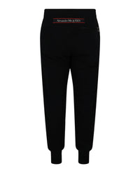 Alexander McQueen Mens Selvedge Logo Tape Detail Joggers