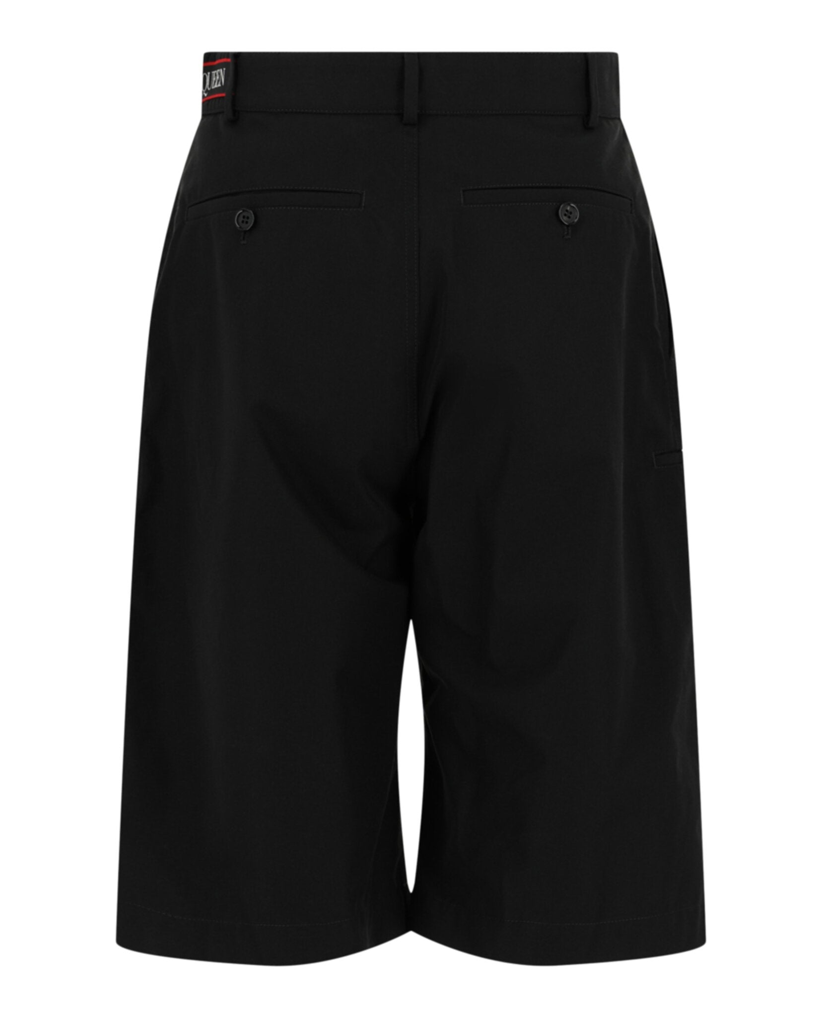 Alexander McQueen Mens Logo Tape Shorts