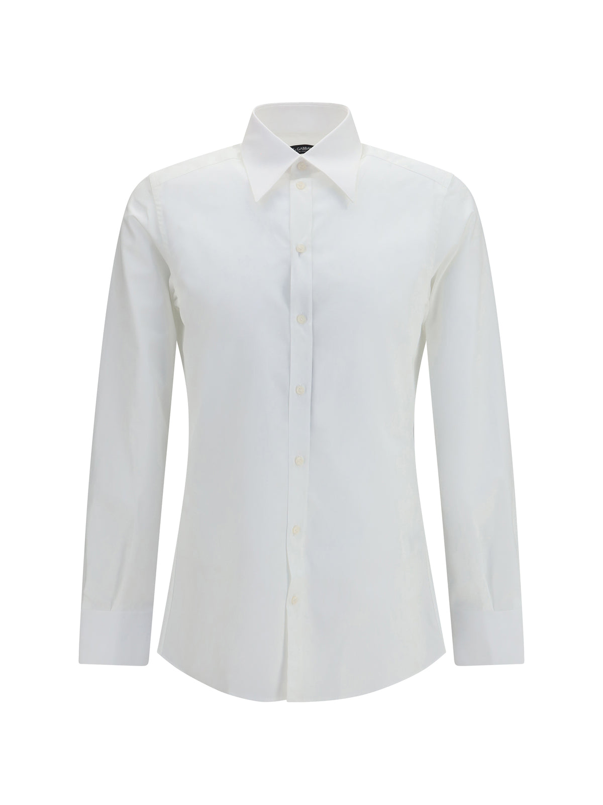 DOLCE & GABBANA Dolce & Gabbana Men Gold Cotton Poplin Shirt