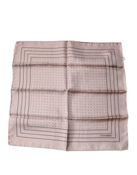 Dolce & Gabbana Pink Polka Dots Square Handkerchief Men's Scarf