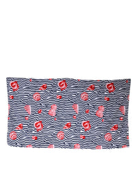Dolce & Gabbana Multicolor Stripes Seashells Beach Women's Towel