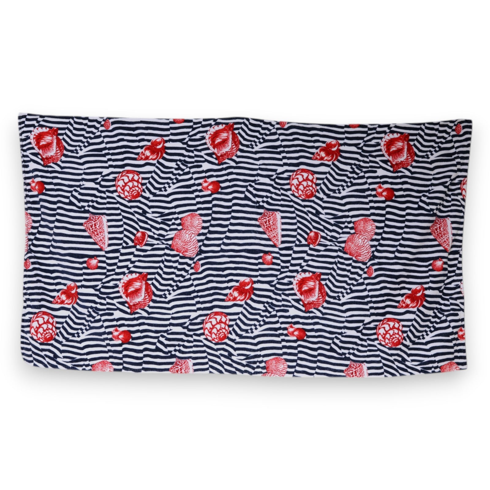 Dolce & Gabbana Multicolor Stripes Seashells Beach Women's Towel