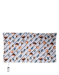 Dolce & Gabbana Multicolor Stripes Seashells Beach Women's Towel