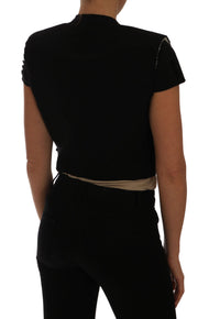 Dolce & Gabbana Dolce & Gabbana Black Short Croped Blazer Women's Jacket