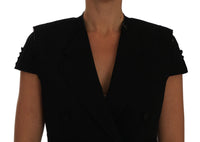 Dolce & Gabbana Dolce & Gabbana Black Short Croped Blazer Women's Jacket