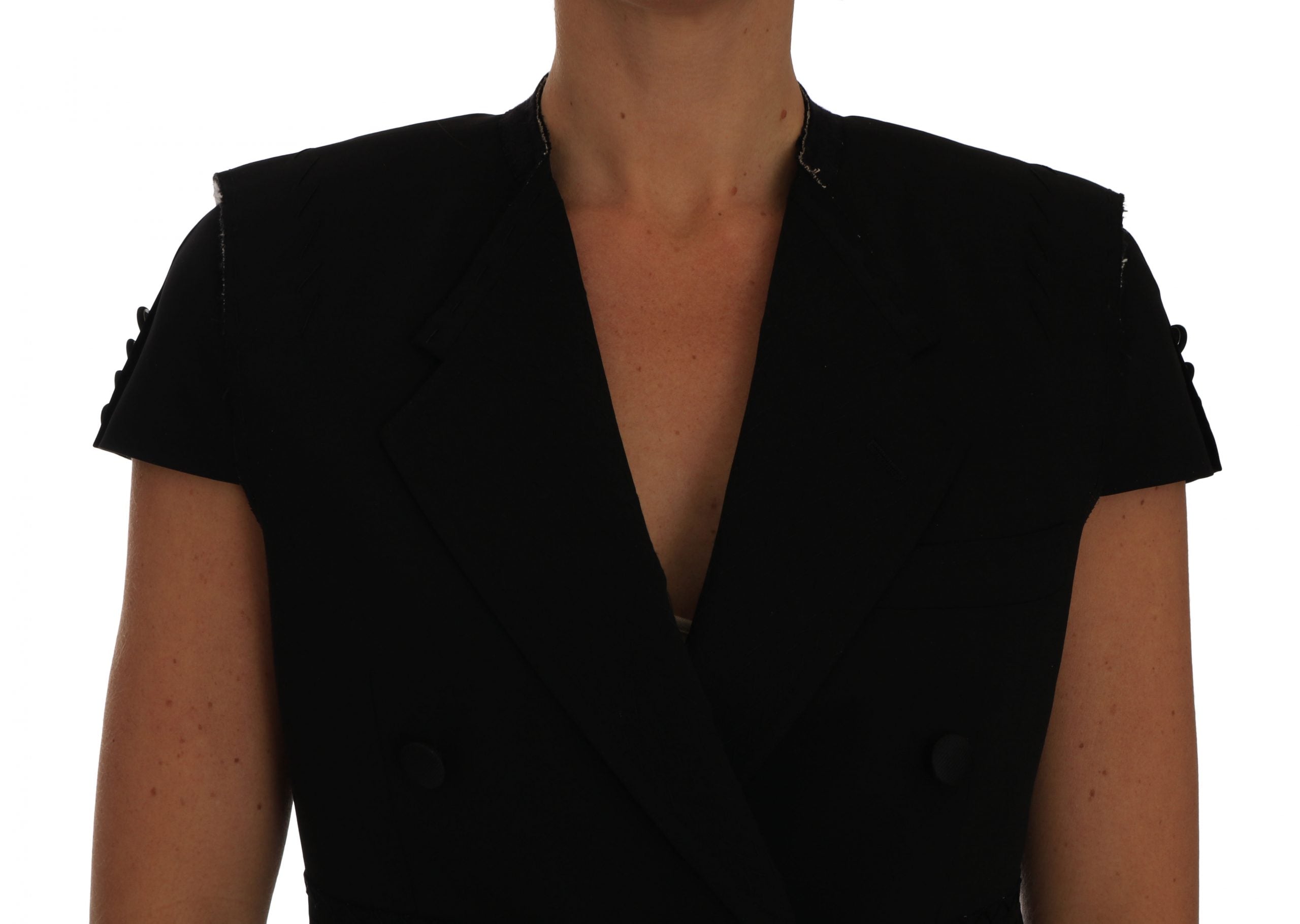 Dolce & Gabbana Dolce & Gabbana Black Short Croped Blazer Women's Jacket