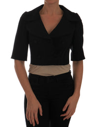 Dolce & Gabbana Dolce & Gabbana Black Short Croped Jacket Women's Blazer