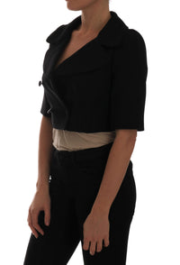 Dolce & Gabbana Dolce & Gabbana Black Short Croped Jacket Women's Blazer