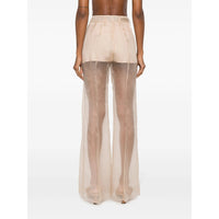 Prada Neutrals Trousers - Flared Trousers Women