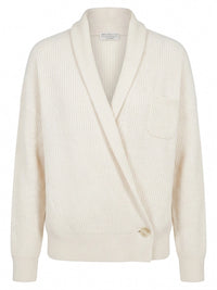 Brunello cucinelli Brunello Cucinelli Women English Rib Cashmere Cardigan