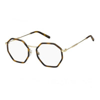 Marc Jacobs Eyeglasses Geometric Full Rim, Havana Frame and Clear Demo Lenses Lens MARC538008600