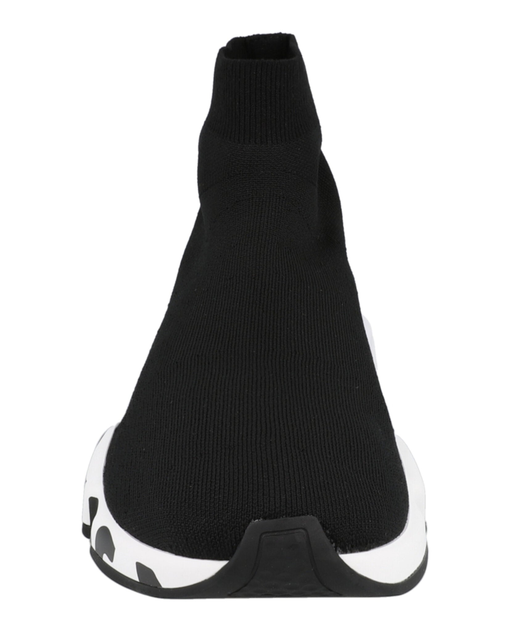 Balenciaga Mens Speed Graffiti Knit High Top Sock Sneakers