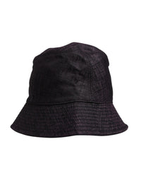 Dolce & Gabbana Black Wide Brim Nylon Bucket Men's Hat