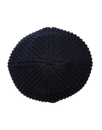 Dolce & Gabbana Blue Cashmere Knitted Winter Beanie Men's Hat