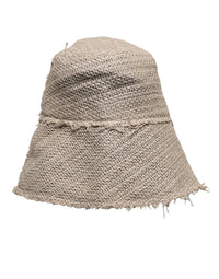 Dolce & Gabbana Beige Linen Wide Brim Bucket Men's Hat