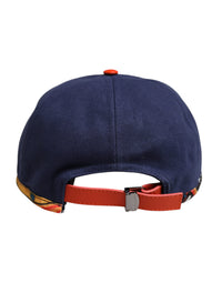 Dolce & Gabbana Blue Cotton 6 Panels Baseball Men's Cap