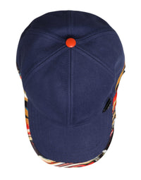 Dolce & Gabbana Blue Cotton 6 Panels Baseball Men's Cap