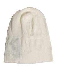 Dolce & Gabbana Beige Wool Blend Knitted Beanie Men's Cap