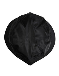 Dolce & Gabbana Black Cotton Wide Brim Bucket Men's Hat