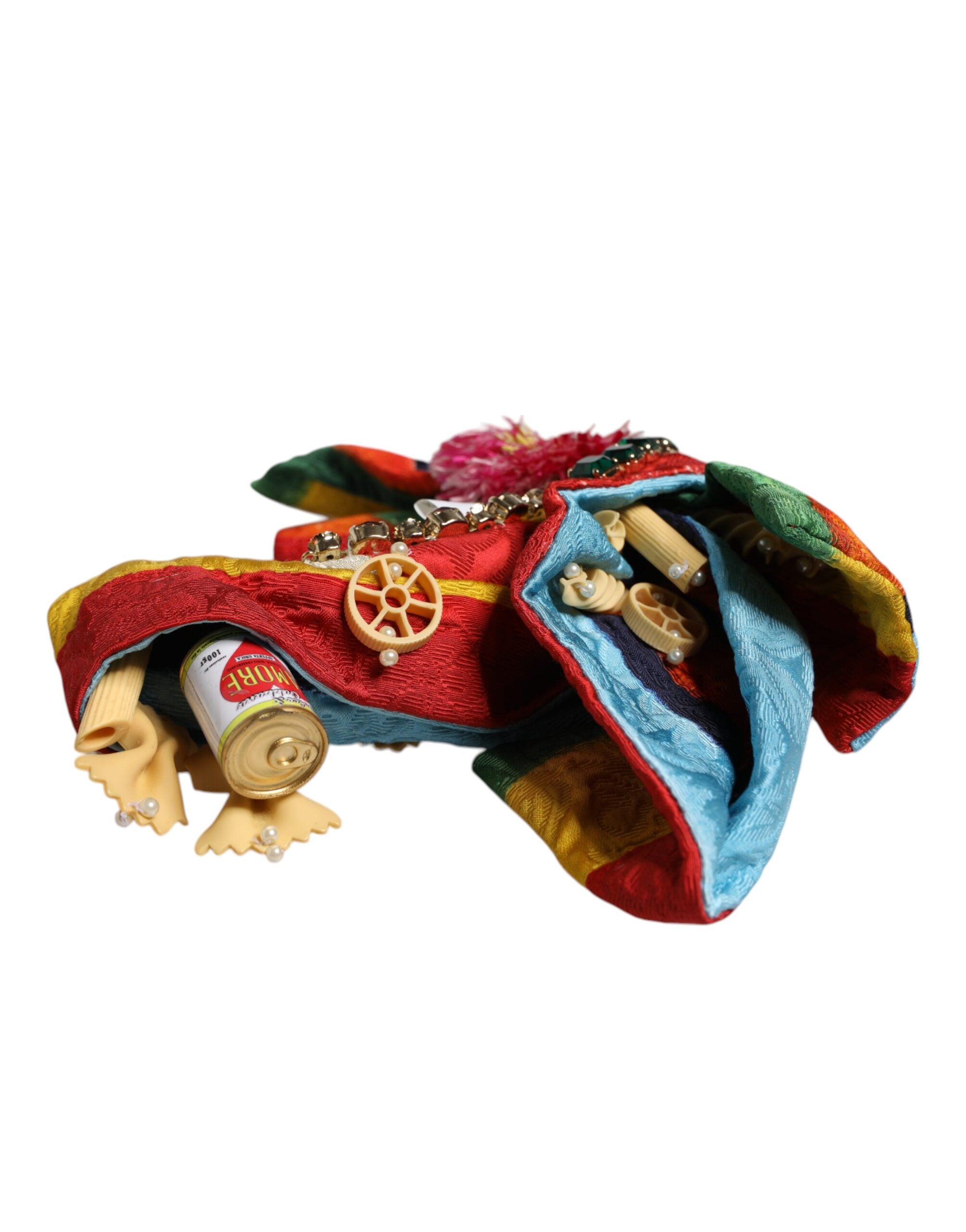 Dolce & Gabbana Dolce & Gabbana Multicolor Floral Crystal Embellished Diadem Women's Headband