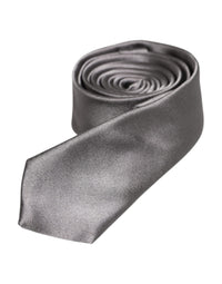 Dolce & Gabbana Metallic Silver Silk Adjustable NeckMen's Men's Tie