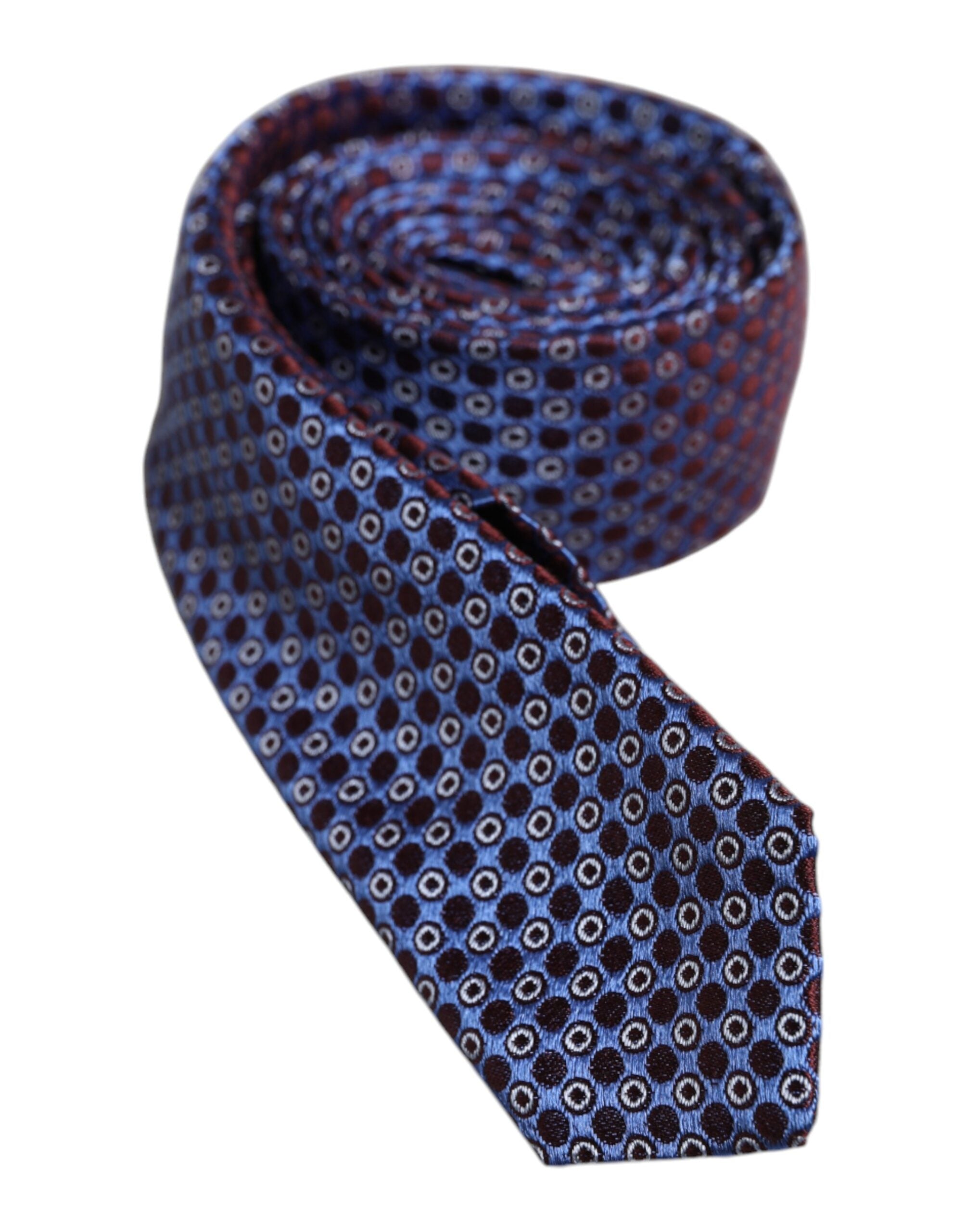 Dolce & Gabbana Dolce & Gabbana Multicolor Circles Silk Adjustable NeckMen's Men's Tie