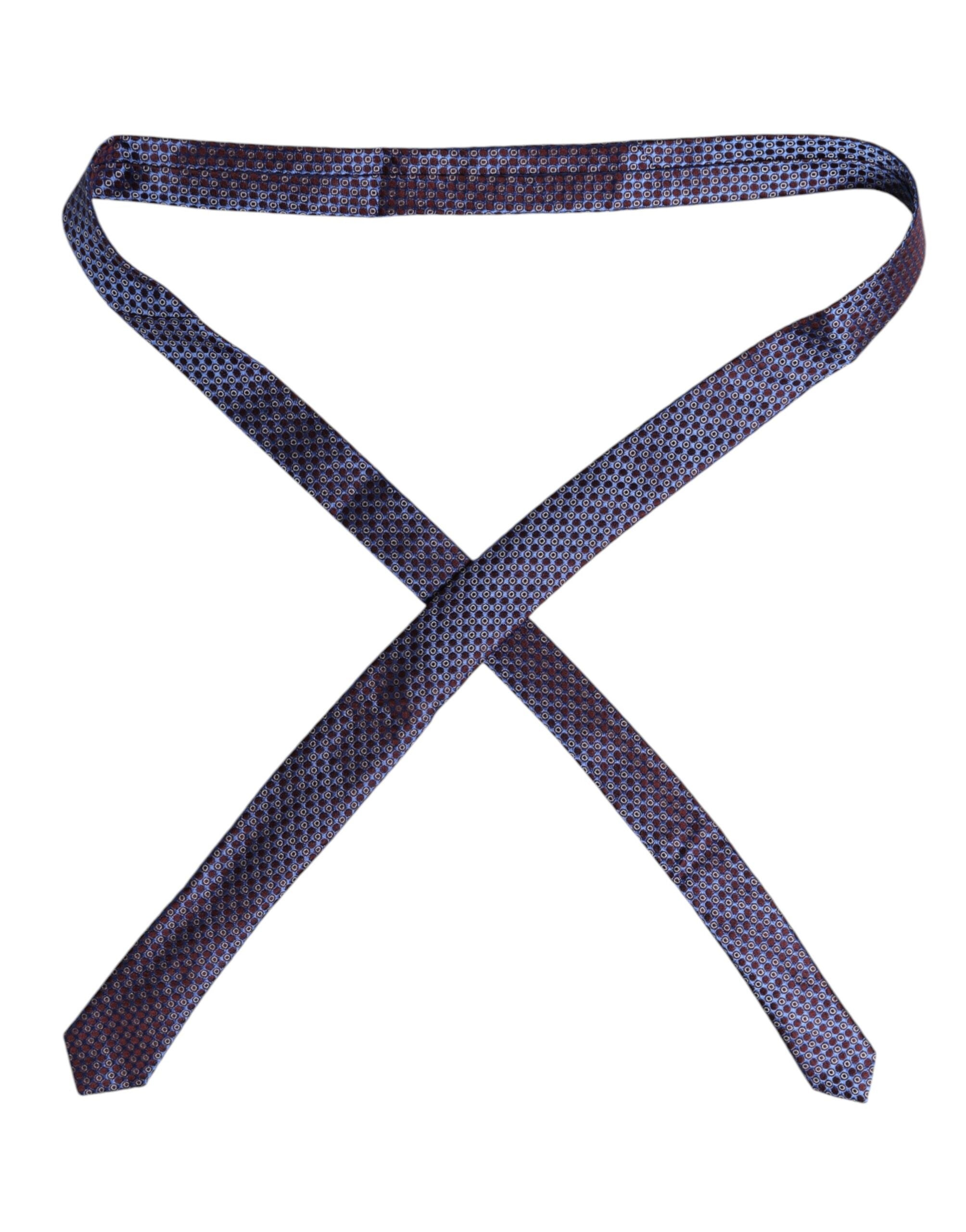 Dolce & Gabbana Dolce & Gabbana Multicolor Circles Silk Adjustable NeckMen's Men's Tie