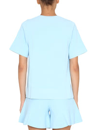 Stella Mccartney Women T-Shirt With Asymmetrical Hemline