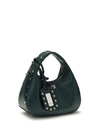 GANNI Ganni Women Mini Studded Hobo Handbag