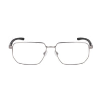 Nike Nike Eyeglasses Rectangle Full Rim, Gunmetal/Black Frame and Clear Demo Lens Lens NIKE4317N070