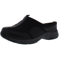 Argyle Womens Comfort Insole Slip On Mule Sneakers 6 Medium Black