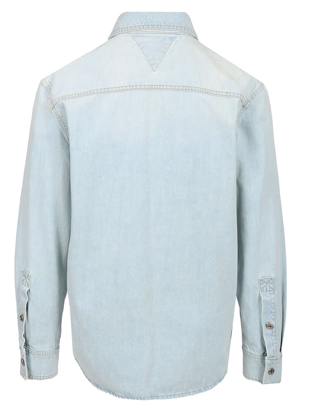 Bottega Veneta Men Extra Bleach Wash Denim Shirt