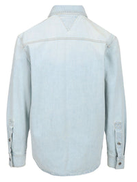 Bottega Veneta Men Extra Bleach Wash Denim Shirt