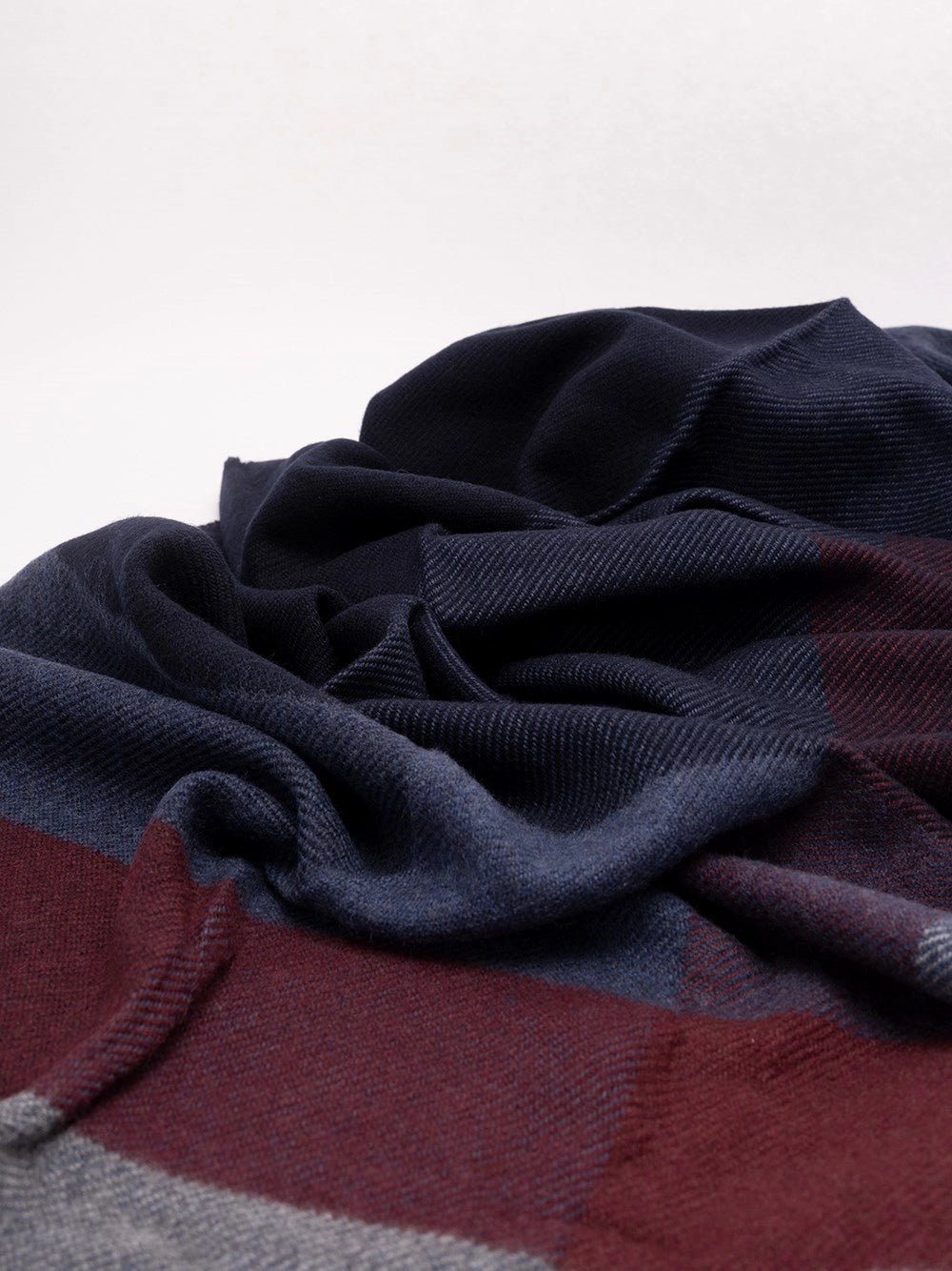 Brunello cucinelli Brunello Cucinelli Men Wool And Cashmere Check Scarf