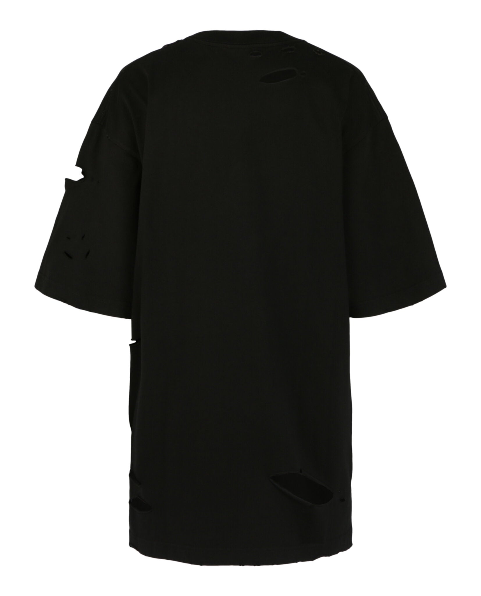 Balenciaga Balenciaga Womens Caps Destroyed Boxy Fit T-Shirt