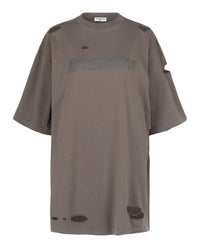 Balenciaga Unisex-Adult Distressed Graphic T-Shirt
