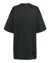 Balenciaga Balenciaga Womens Caps Destroyed Boxy Fit T-Shirt