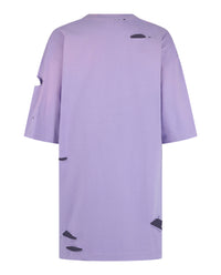 Balenciaga Balenciaga Womens Caps Destroyed Boxy Fit T-Shirt