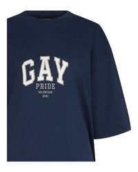 Balenciaga Balenciaga Womens Pride 2021 Boxy Fit T-Shirt