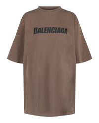 Balenciaga Balenciaga Womens Distressed Logo T-Shirt