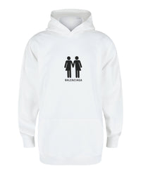 Balenciaga Mens 2022 Pride Graphic Print Hoodie