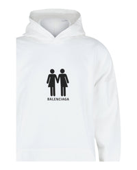 Balenciaga Mens 2022 Pride Graphic Print Hoodie