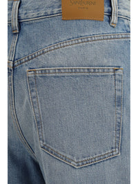 SAINT LAURENT Saint Laurent Women 90'S High-Waisted Wide-Leg Jeans