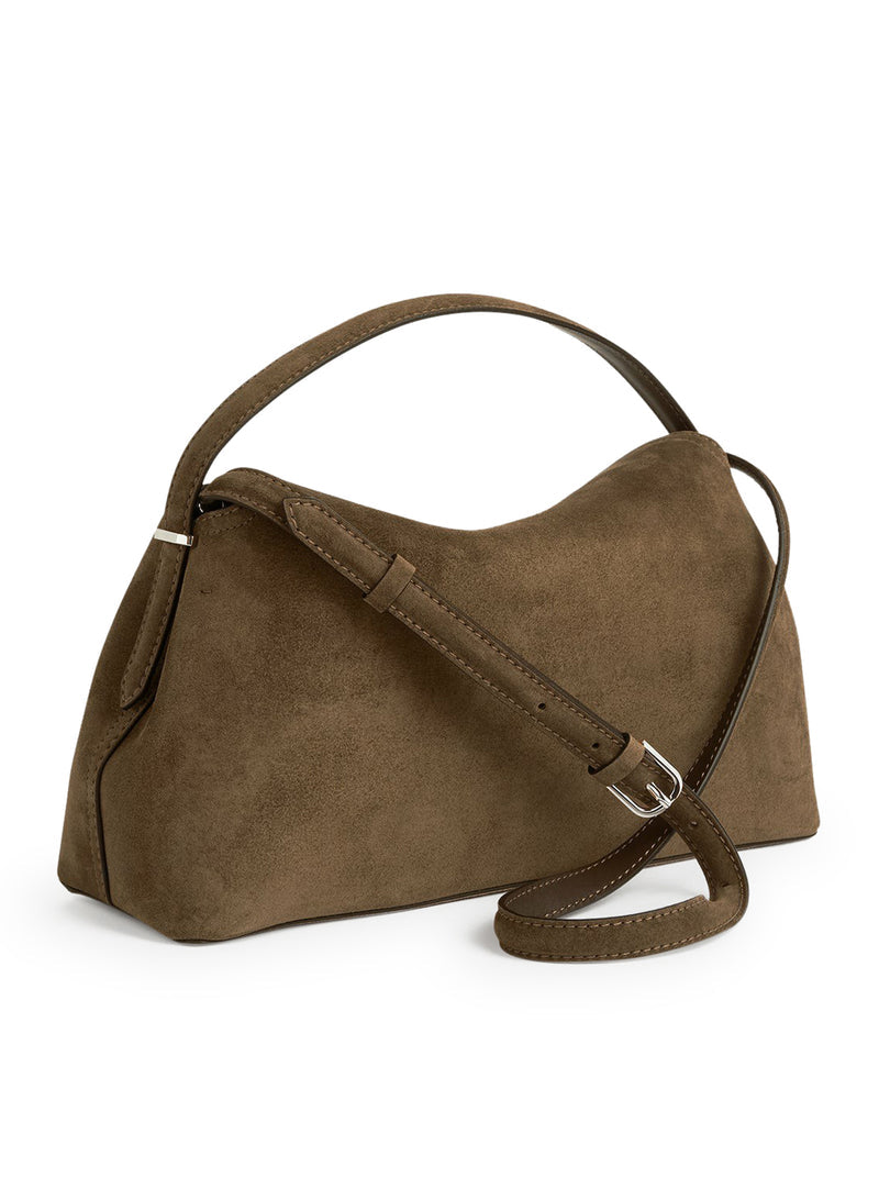 TOTEME Toteme Women T-Lock Suede Top Handle