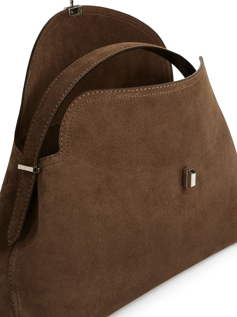 TOTEME Toteme Women T-Lock Suede Top Handle