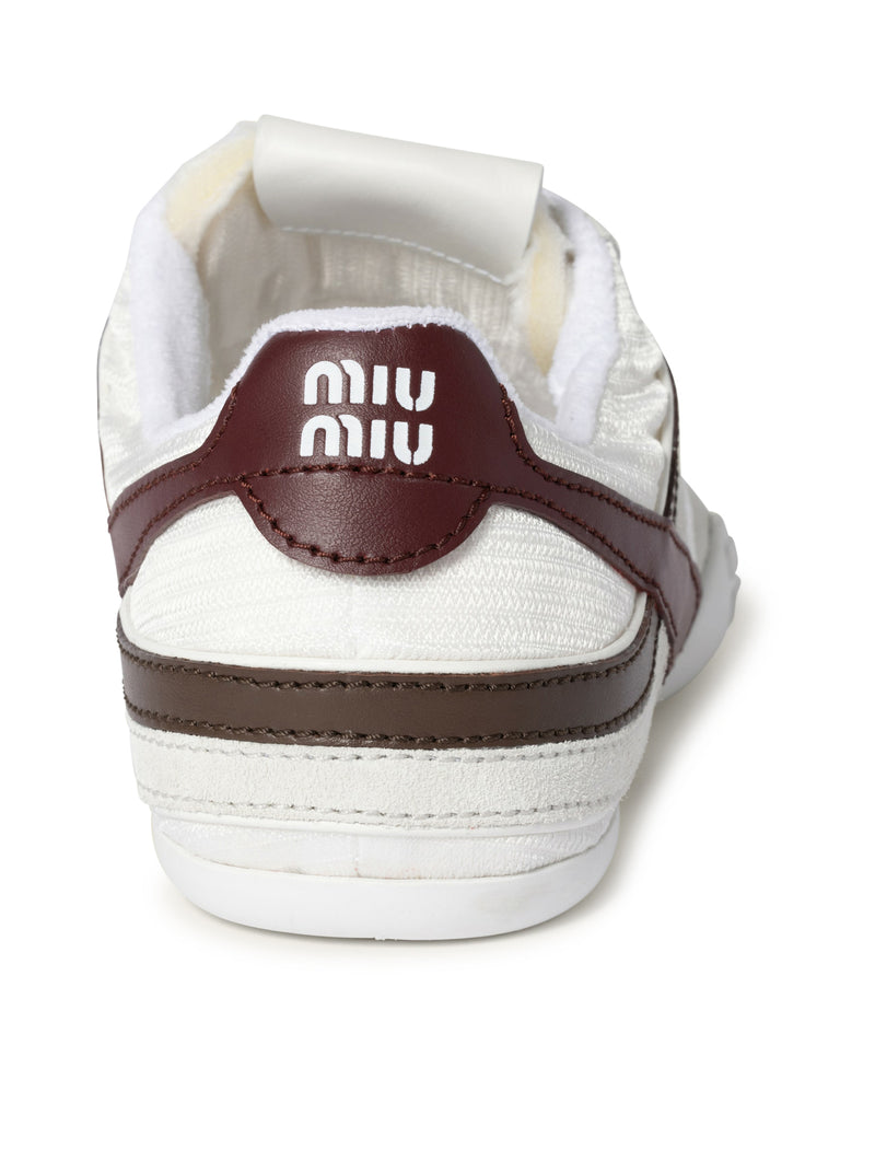 Miu Miu Miu Miu Women Gymnasium Sneakers In Technical Fabric And Suede