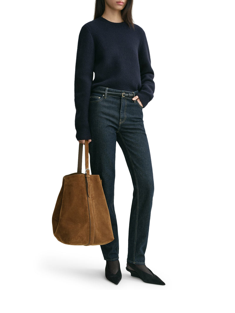 Toteme Women Belteg Tote Suede Bag