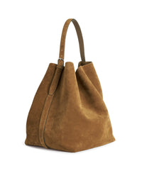Toteme Women Belteg Tote Suede Bag